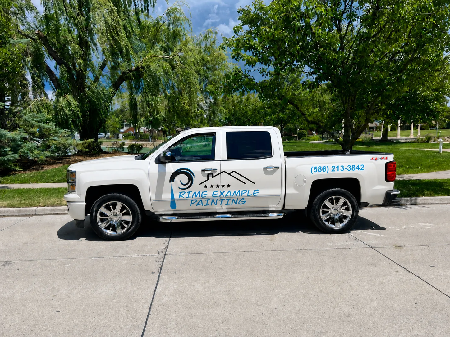 Prime Example Painting work truck